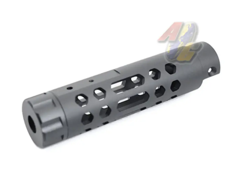 5KU CNC Aluminum Outer Barrel for Action Army AAP-01 GBB (Type A/ Black)