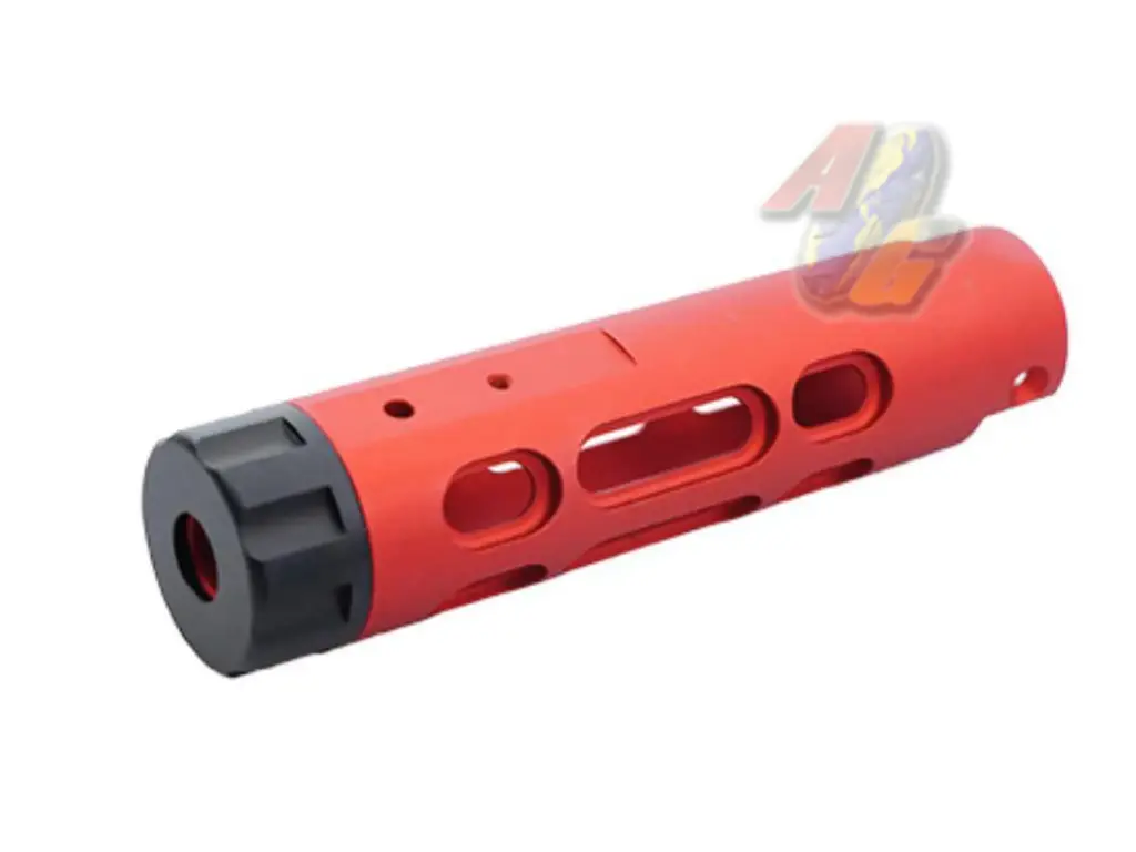 5KU CNC Aluminum Outer Barrel for Action Army AAP-01 GBB (Type B/ Red)