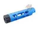 5KU CNC Aluminum Outer Barrel for Action Army AAP-01 GBB (Type B/ Blue)