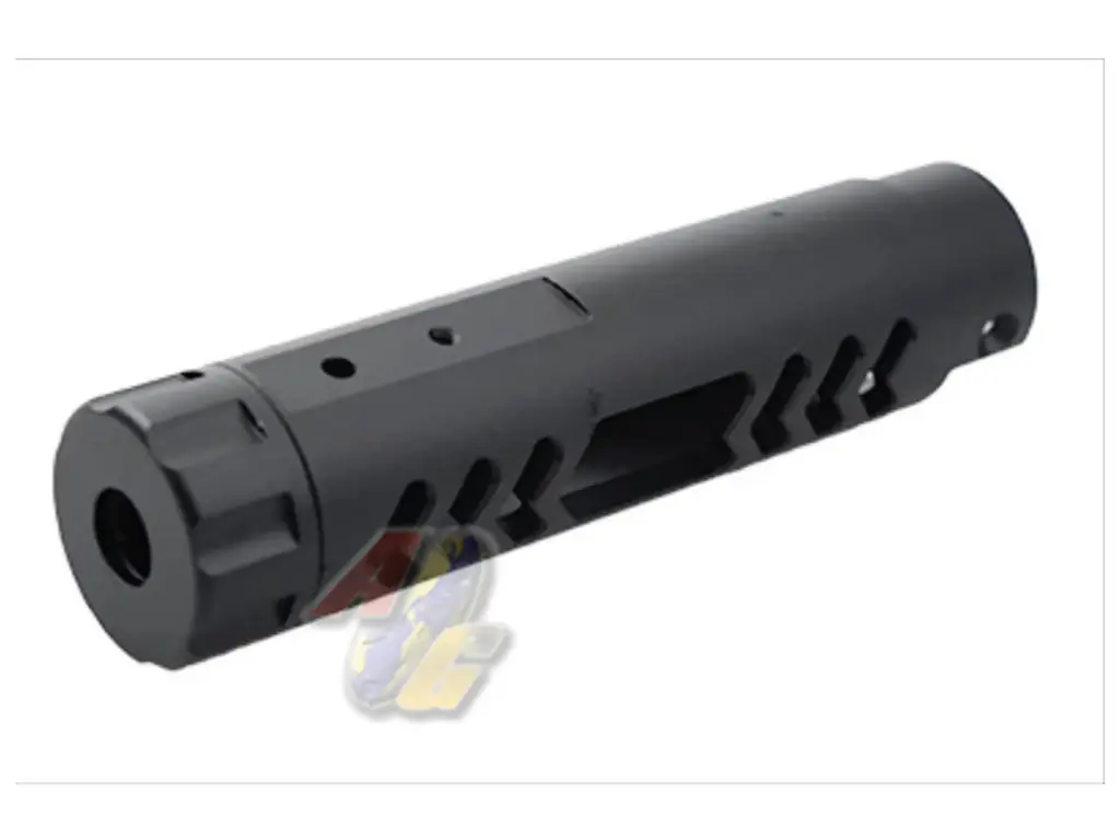 5KU CNC Aluminum Outer Barrel for Action Army AAP-01 GBB (Type C/ Black)