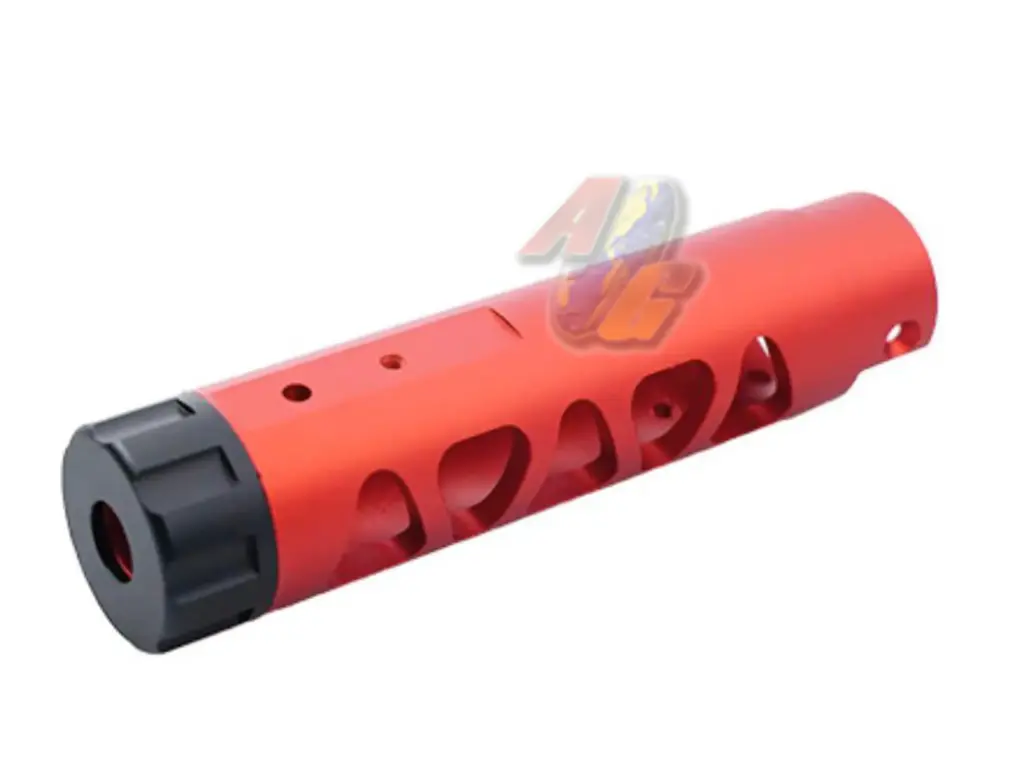 5KU CNC Aluminum Outer Barrel for Action Army AAP-01 GBB (Type D/ Red)