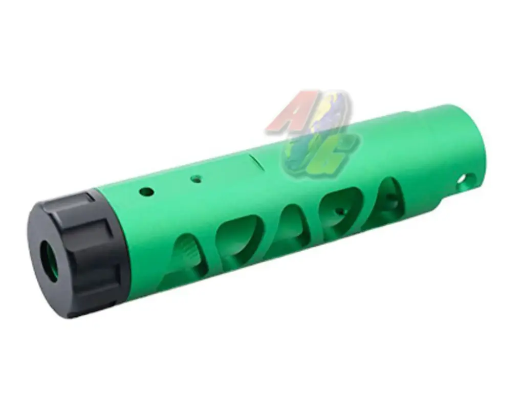 5KU CNC Aluminum Outer Barrel for Action Army AAP-01 GBB (Type D/ Green)