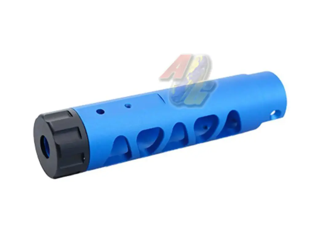 5KU CNC Aluminum Outer Barrel for Action Army AAP-01 GBB (Type D/ Blue)