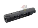 5KU CNC Aluminum Outer Barrel for Action Army AAP-01 GBB (Type D/ Black)
