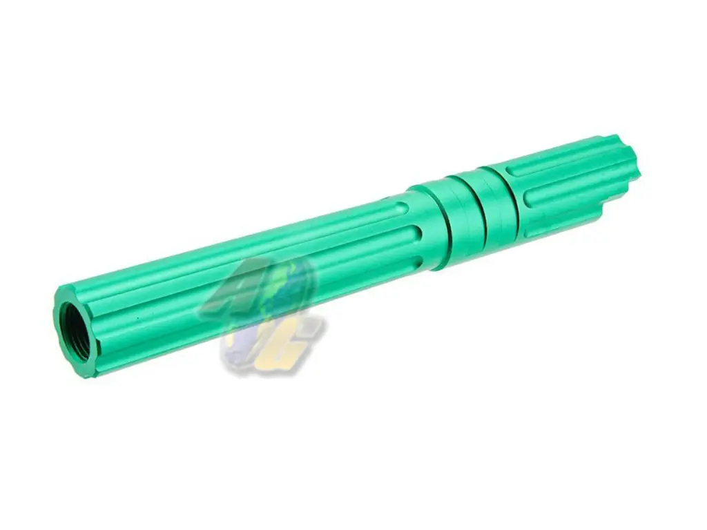 5KU 5.1 Aluminum Outer Barrel for Tokyo Marui Hi-Capa 5.1 Series GBB (Type 1, Green, 11mm+)