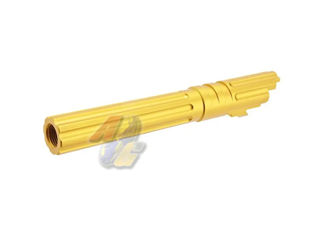 5KU 5.1 Aluminum Outer Barrel for Tokyo Marui Hi-Capa 5.1 Series GBB (Type 1, Gold, 11mm+)