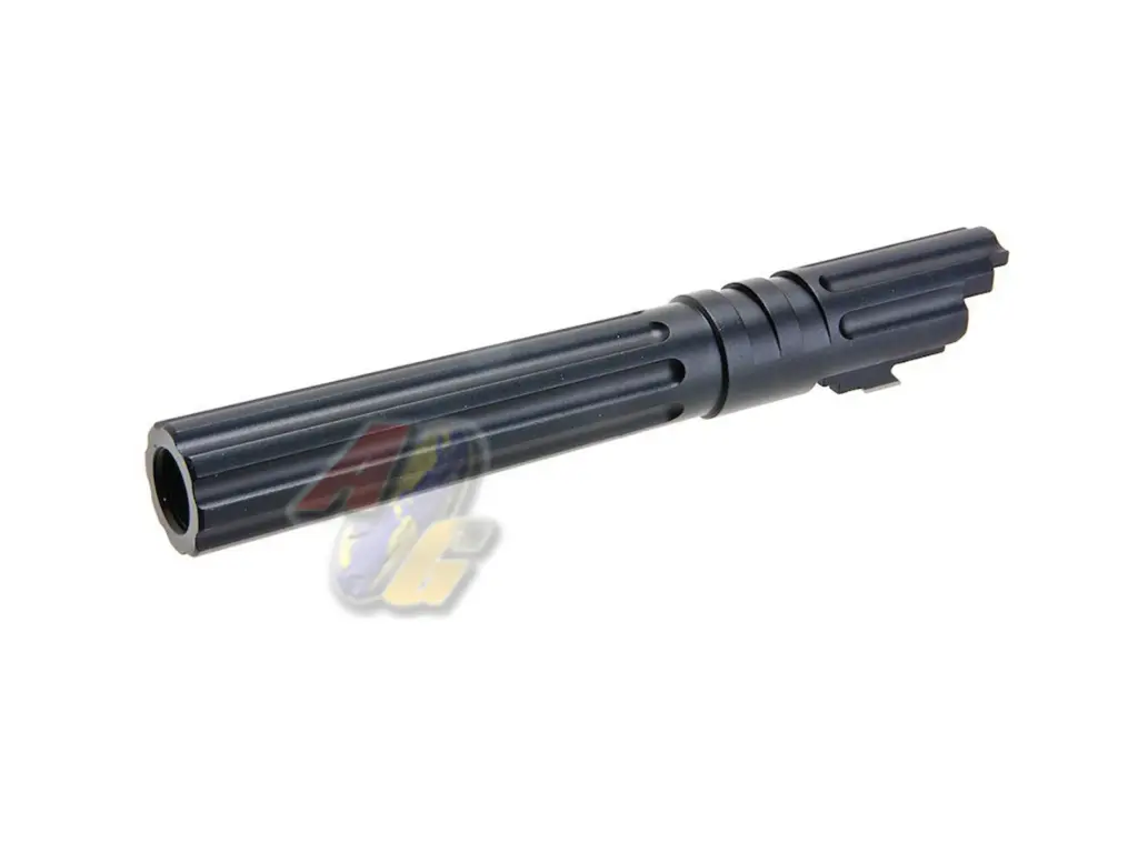 5KU 5.1 Aluminum Outer Barrel for Tokyo Marui Hi-Capa 5.1 Series GBB (Type 1, Black, 11mm+)