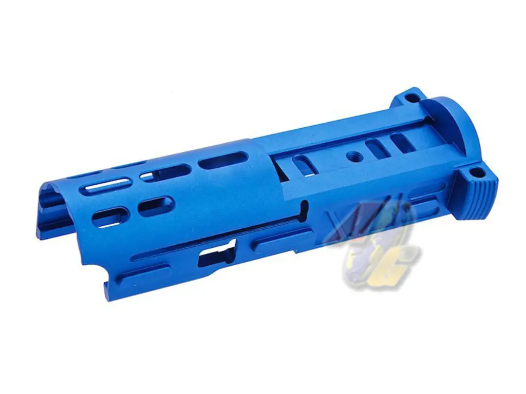 5KU CNC Aluminum Lightweight Bolt for Action Army AAP-01 GBB (Type 2, Blue)
