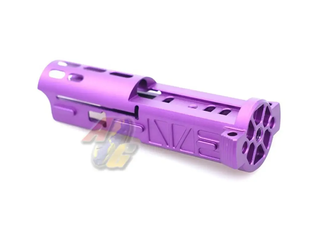 5KU CNC Aluminum Lightweight Bolt for Action Army AAP-01 GBB (Type 2, Purple)