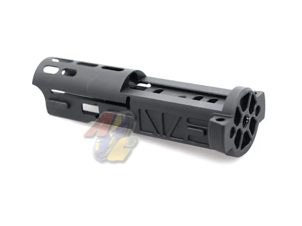 5KU CNC Aluminum Lightweight Bolt for Action Army AAP-01 GBB (Type 2, Black)