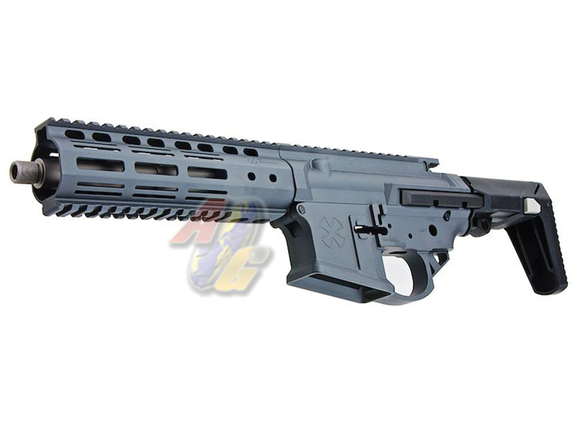 [NOV-CK02-SG] EMG Noveske Licensed 7.94" Gen 4 Ghetto Blaster Receiver Kit - Cerakote Grey (by DYTAC)