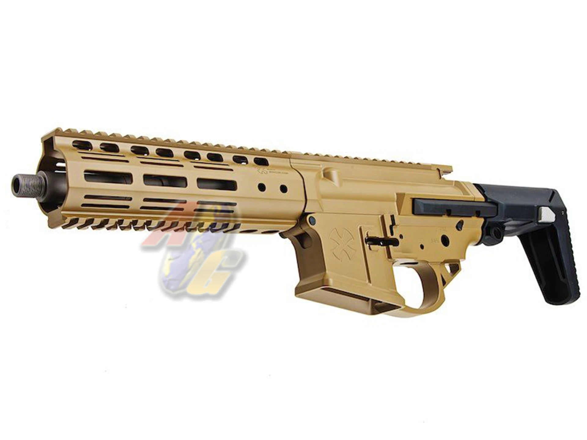 [NOV-CK02-TEB] EMG Noveske Licensed 7.94" Gen 4 Ghetto Blaster Receiver Kit - Cerakote Brown (by DYTAC)