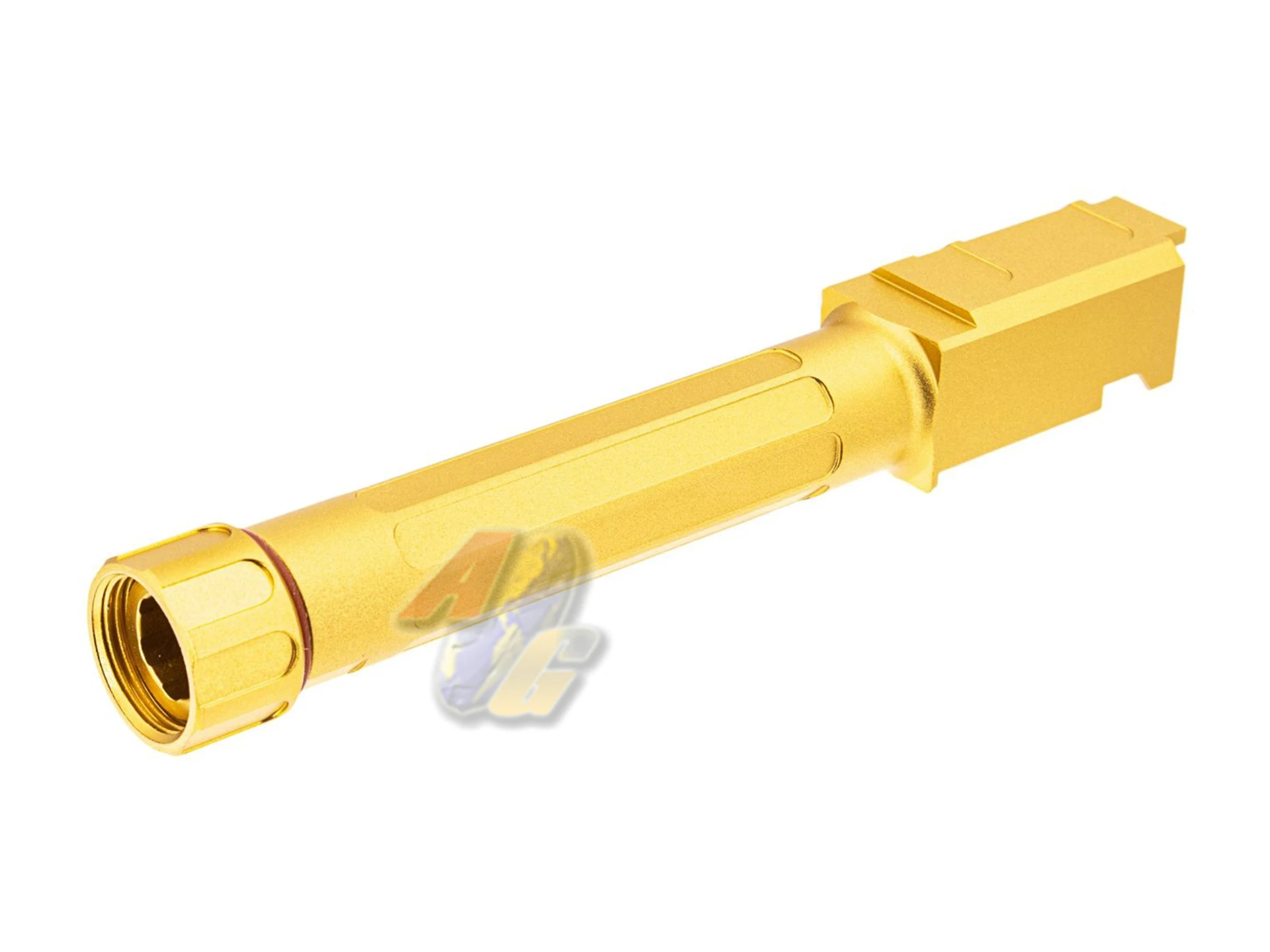 [RGW-BR21GD] RGW A9 Style Threaded Outer Barrel for Umarex/ VFC Glock 45, 19X GBB - GD