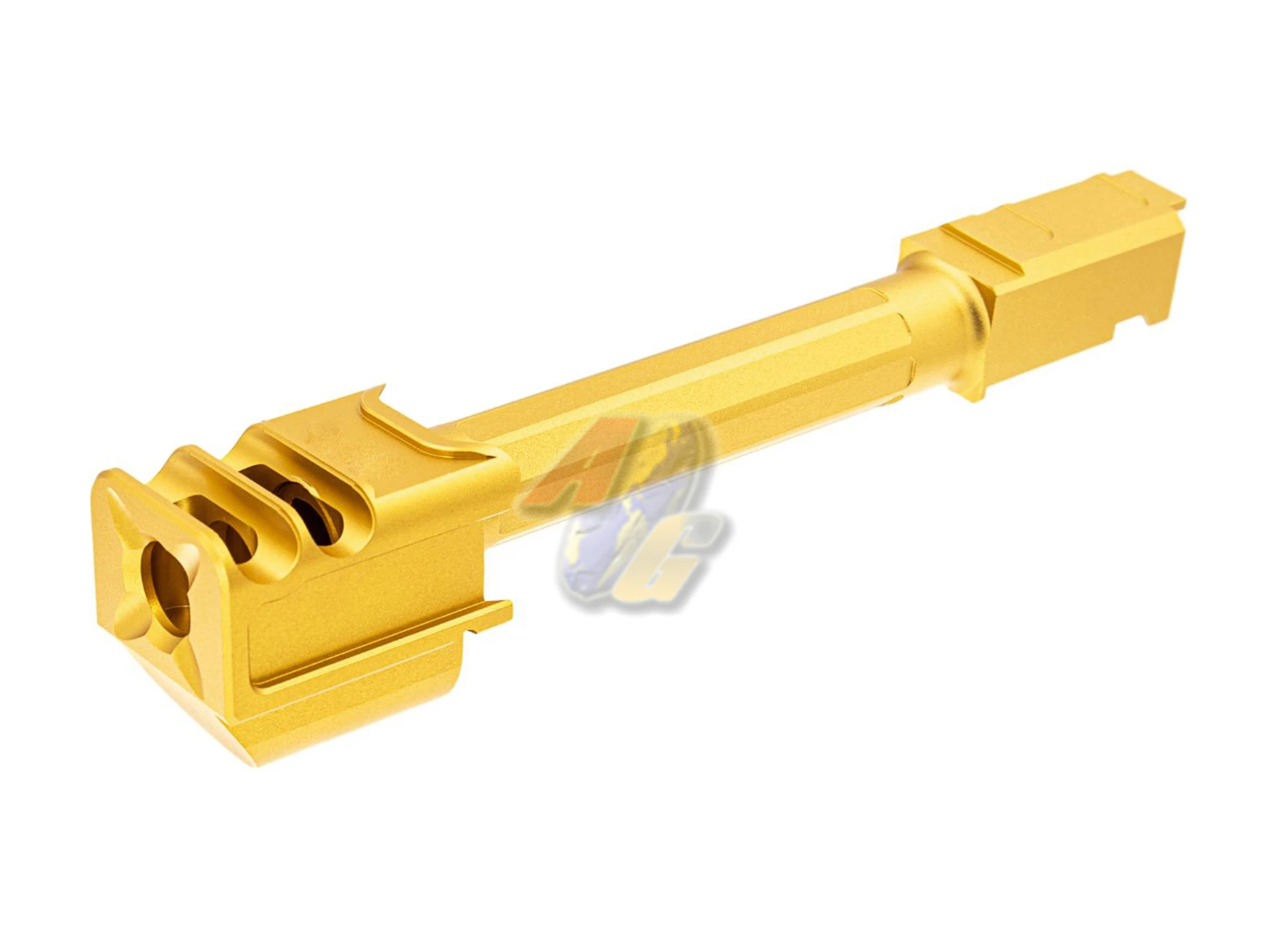 [RGW-FH25GD-S] RGW A9 Style 2 Port Compensator Barrel Set for Umarex/ VFC Glock 45, 19X GBB Series - GD