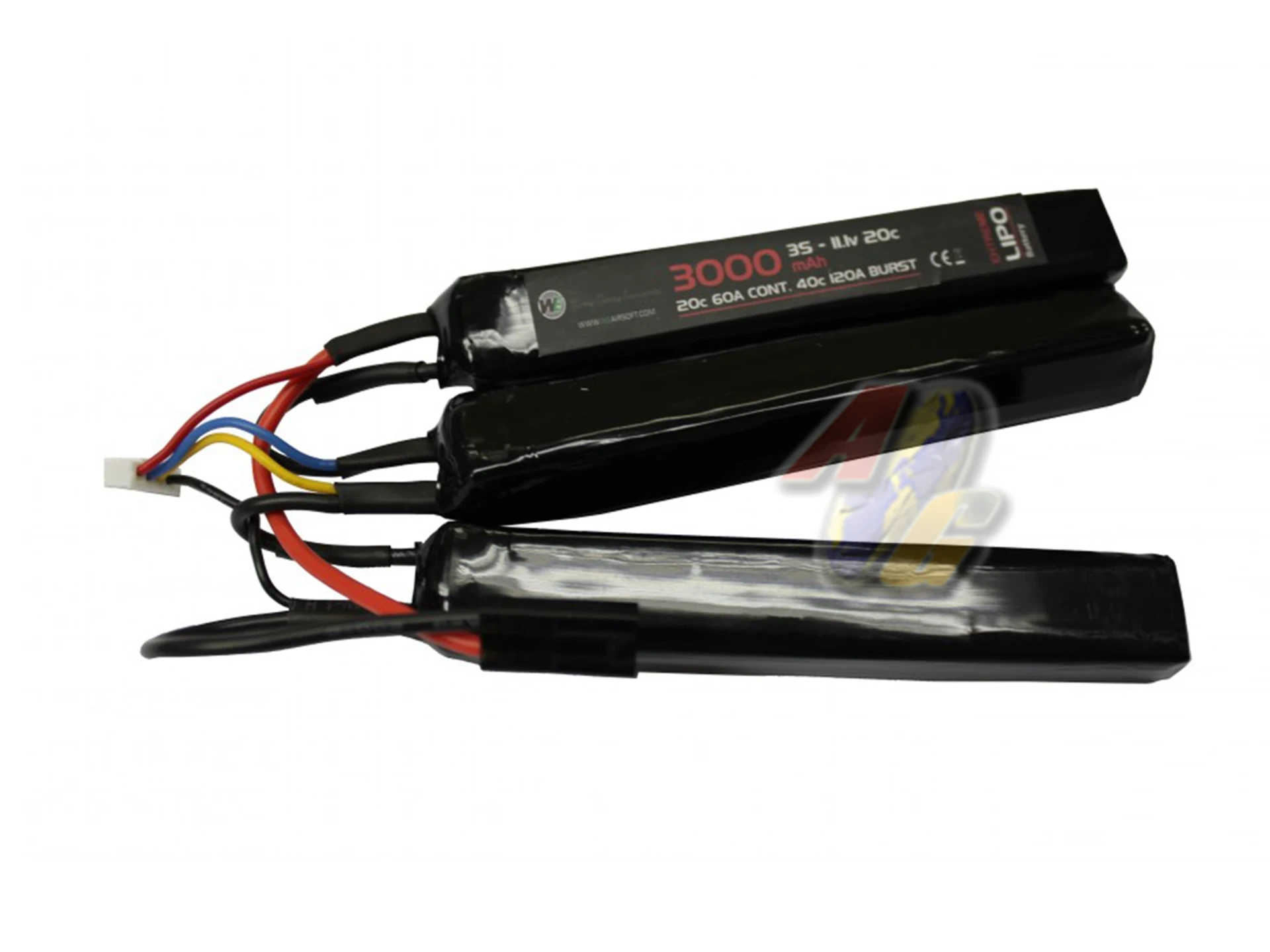 WE Lipo Battery 11.1v 3000mAh Nunchuck Stick Type - 20C