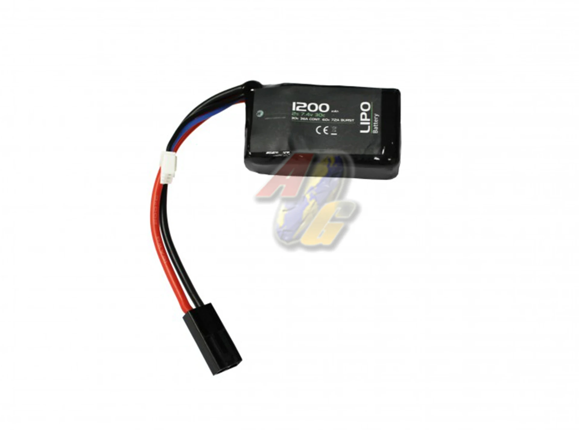 WE Lipo Battery 7.4v 1200mAh PEQ Micro Type - 30C