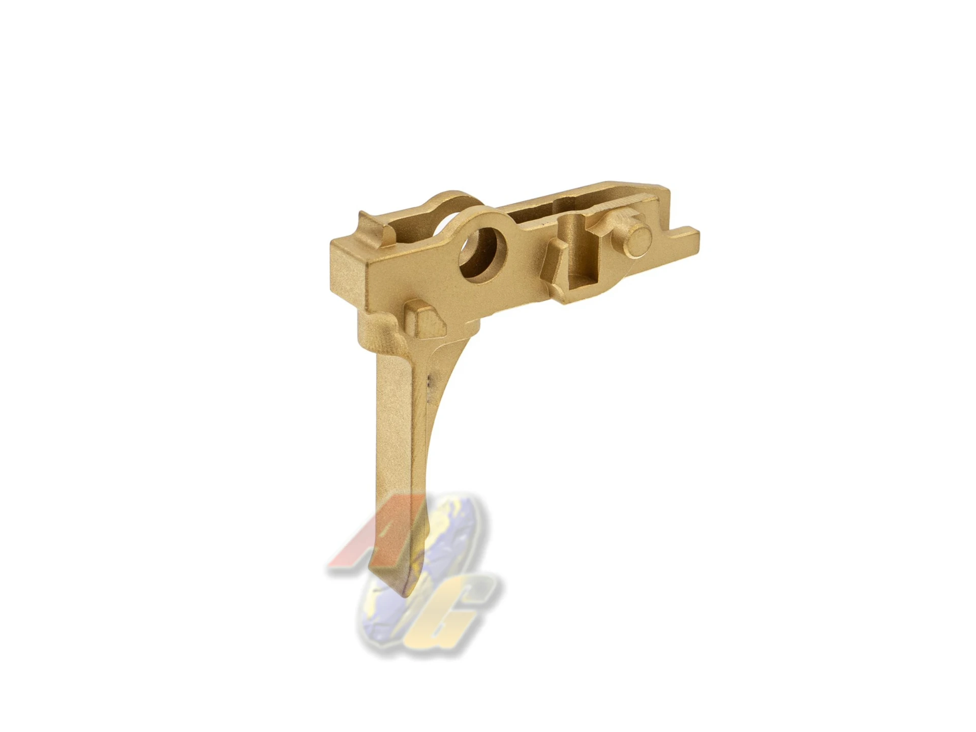 C&C Tac AT* Flat Style Trigger for Tokyo Marui M4 MWS GBB Series - Gold