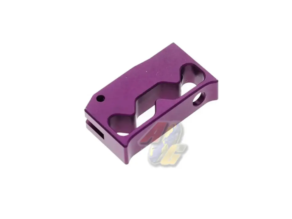 Revanchist Airsoft Aluminium Slim Flat Adjustable Trigger for Tokyo Marui Hi-Capa Series GBB ( Type A/ Purple )