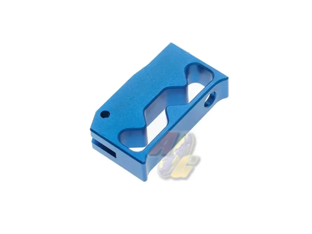 Revanchist Airsoft Aluminium Slim Flat Adjustable Trigger for Tokyo Marui Hi-Capa Series GBB ( Type A/ Blue )