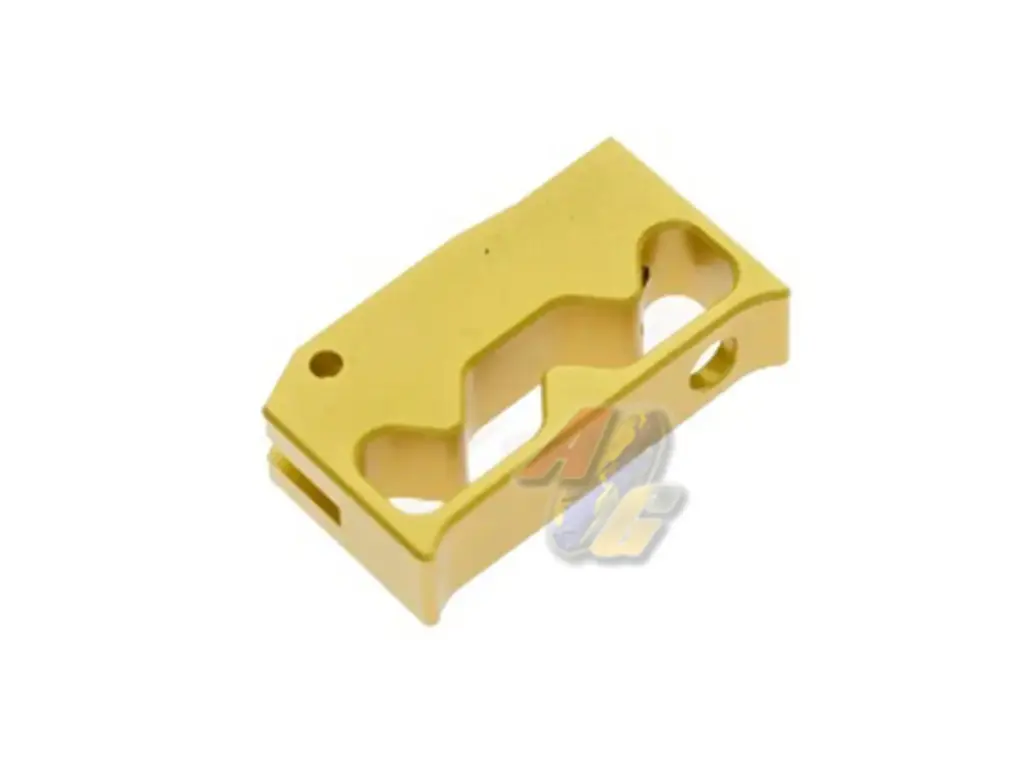 Revanchist Airsoft Aluminium Slim Flat Adjustable Trigger for Tokyo Marui Hi-Capa Series GBB (Type A) (Gold)