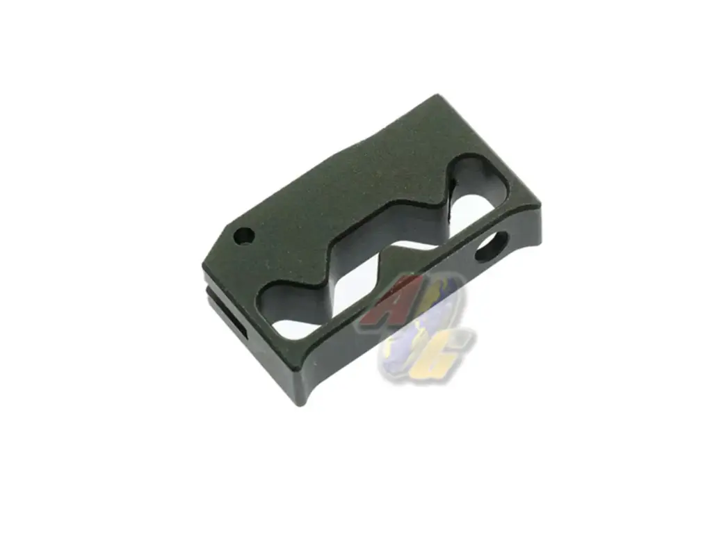 Revanchist Airsoft Aluminium Slim Flat Adjustable Trigger for Tokyo Marui Hi-Capa Series GBB (Type A) (Black)