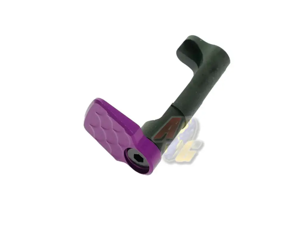 Revanchist Airsoft Aluminium Magazine Release Set for Tokyo Marui Hi-Capa Series GBB ( Type A/ Purple )