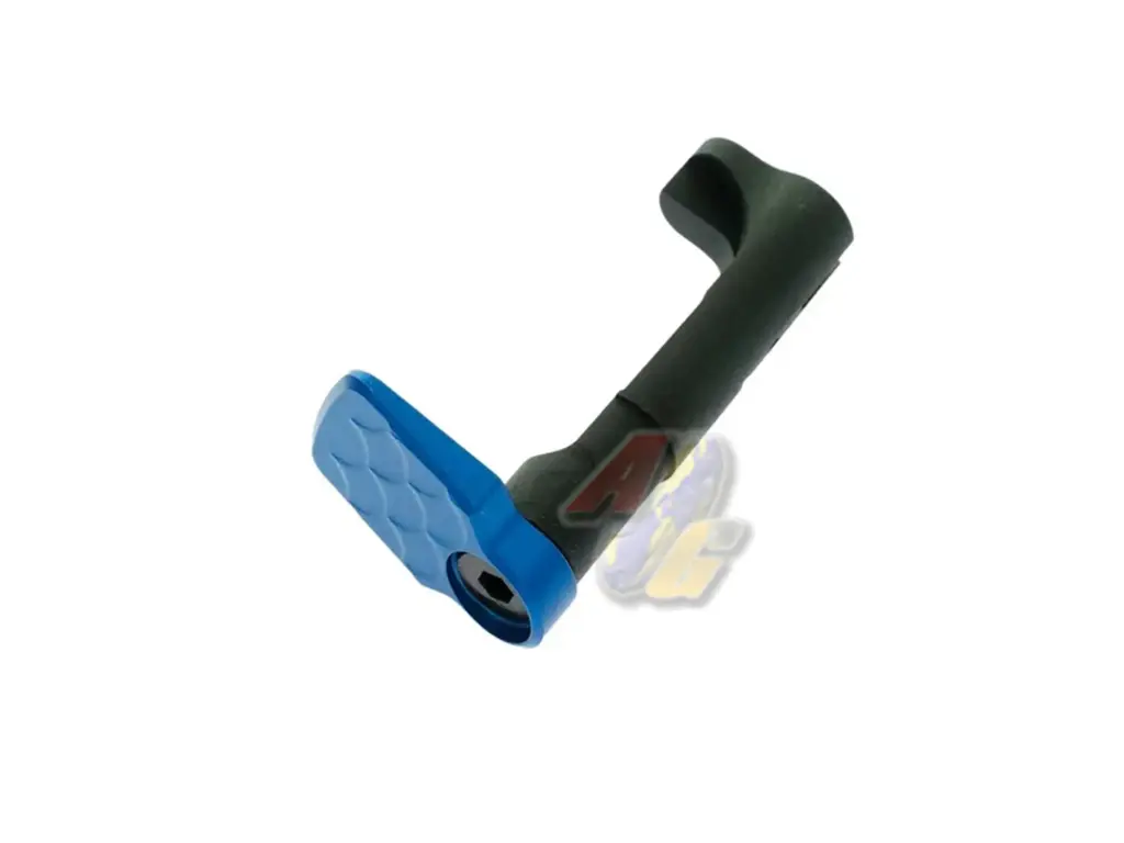 Revanchist Airsoft Aluminium Magazine Release Set for Tokyo Marui Hi-Capa Series GBB (Type A) (Blue)