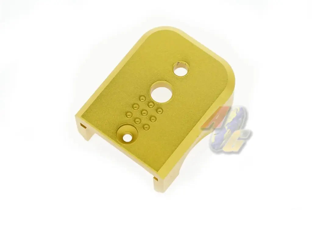 Revanchist Airsoft Aluminium Magazine Base for Tokyo Marui Hi-Capa Series GBB (Type A) (Gold)