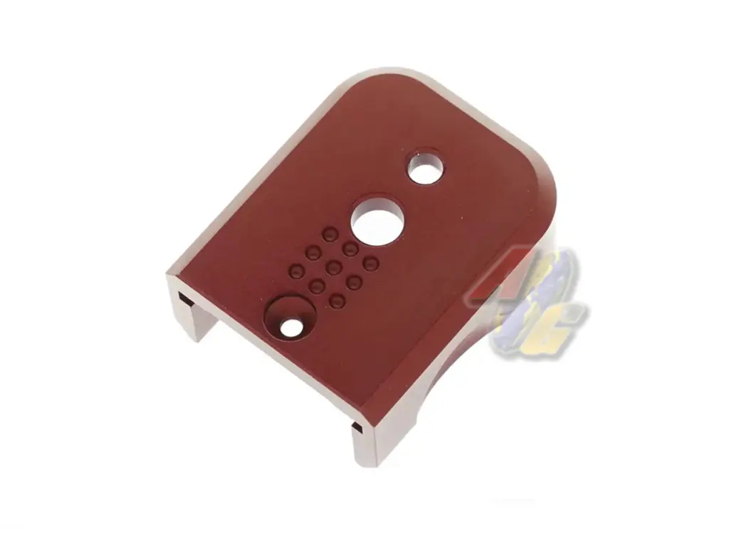 Revanchist Airsoft Aluminium Magazine Base for Tokyo Marui Hi-Capa Series GBB (Type A) (Red)