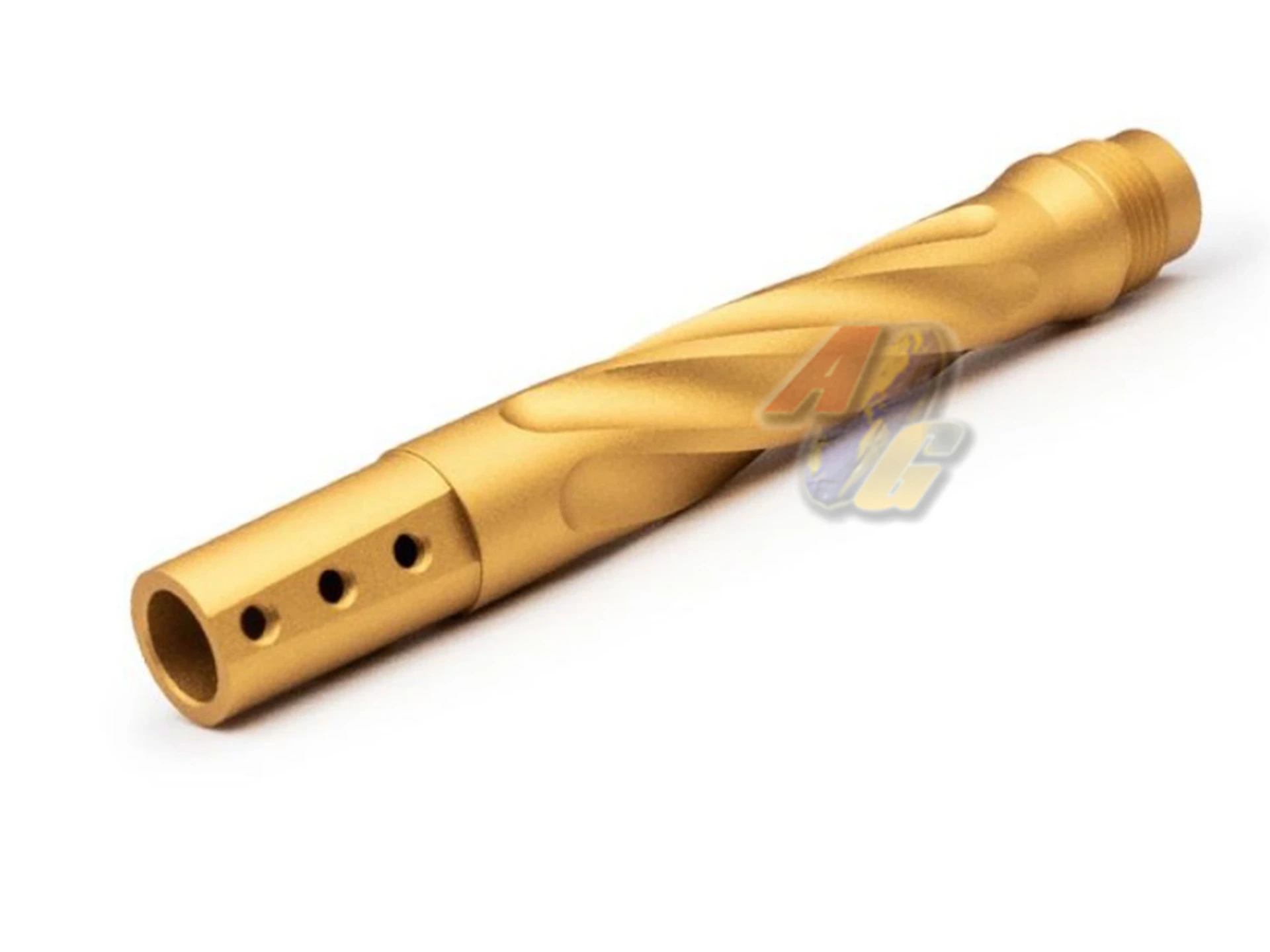 TTI Airsoft Fluted Outer Barrel for TTI Airsoft TP22 GBB - Golden