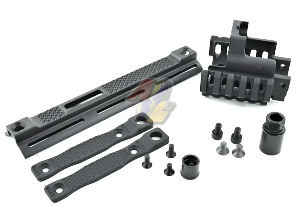 Airsoft Artisan PM Style SCAR Front Set Kit for VFC SCAR-H GBB (Black)