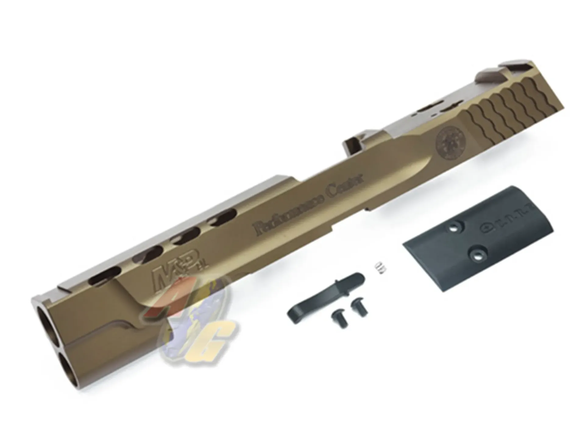[GD-M&P9-24-FDE] Guarder 6061 Aluminum CNC Slide for Tokyo Marui M&P9L GBB Series - Performance Center (FDE)