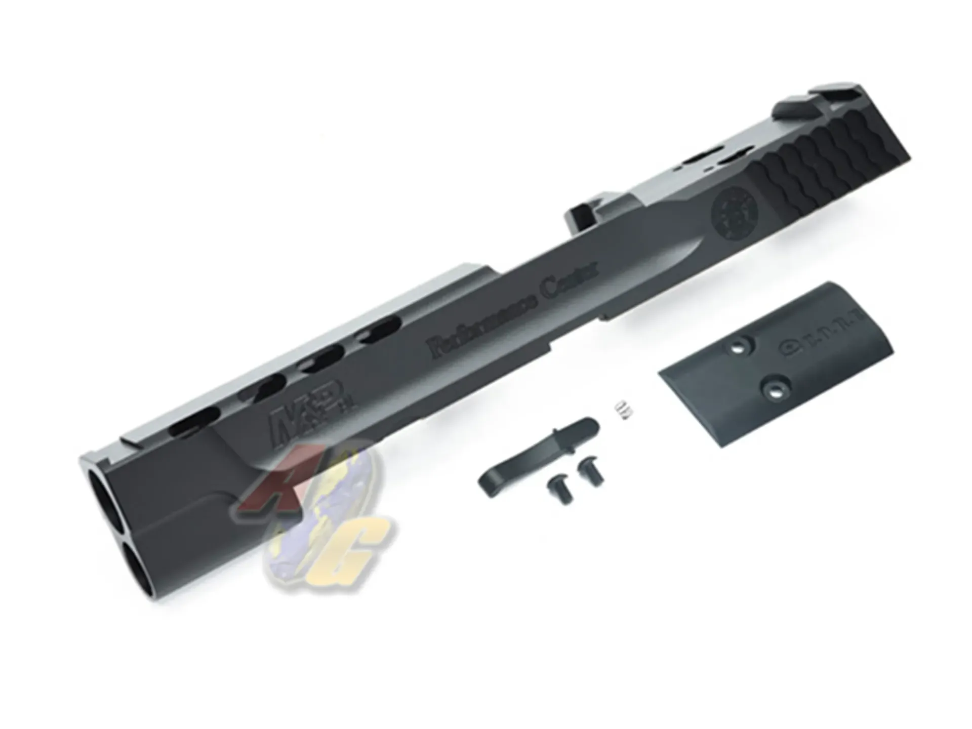 [GD-PSF-M&P9-24-BK-AG] Guarder 6061 Aluminum CNC Slide for Tokyo Marui M&P9L GBB (Performance Center/ Black)