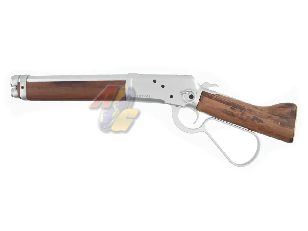 [AK-GBB-1873-SV] A&K M1873 Sawed-Off Gas Rifle (Real Wood/ Silver)