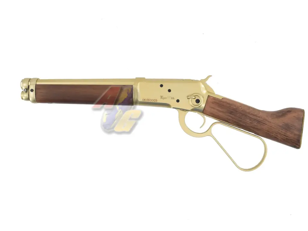A&K M1873 Sawed-Off Real Wood Gas Rifle - Gold