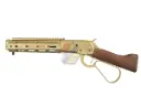 A&K M-Lok M1873 Sawed-Off Real Wood Gas Rifle - Gold
