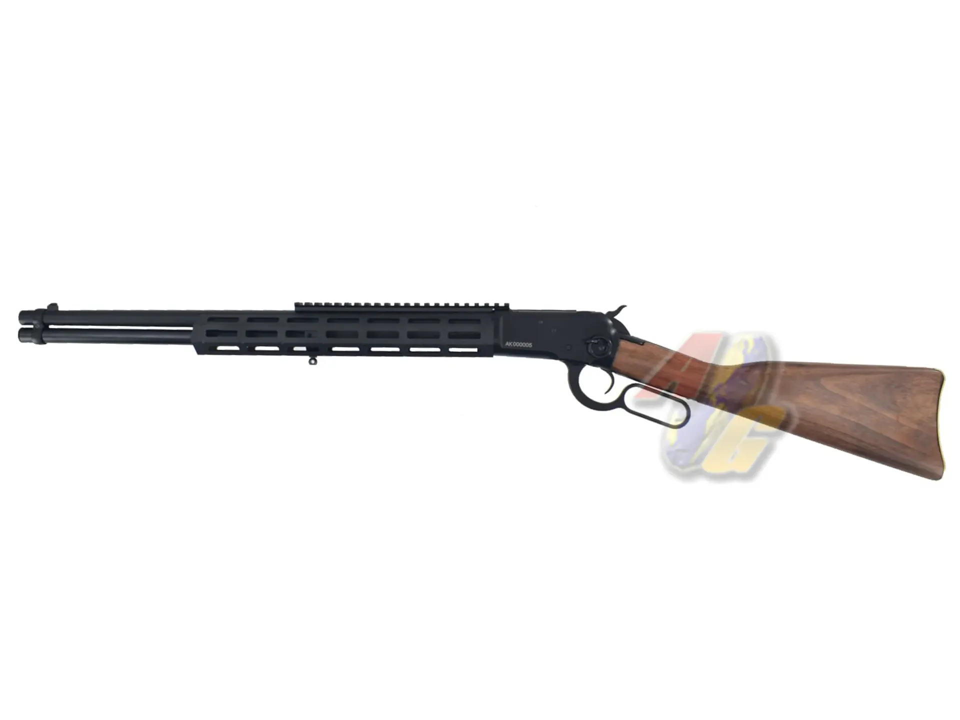A&K M-Lok Real Wood M1892AR Gas Rifle - Black