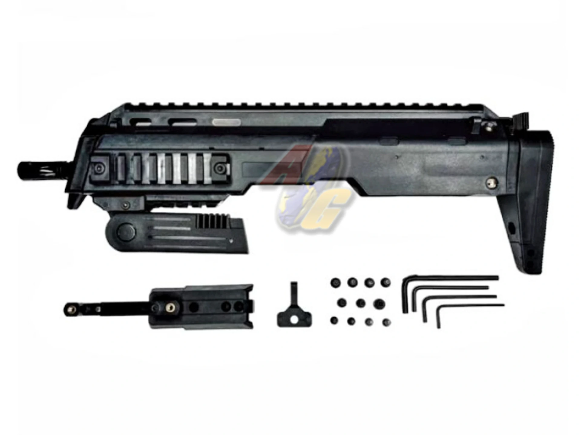 [CTM-AAP01-001] CTM Tac AP7-SUB Replica SMG Kit for Action Army AAP-01 GBB - BK