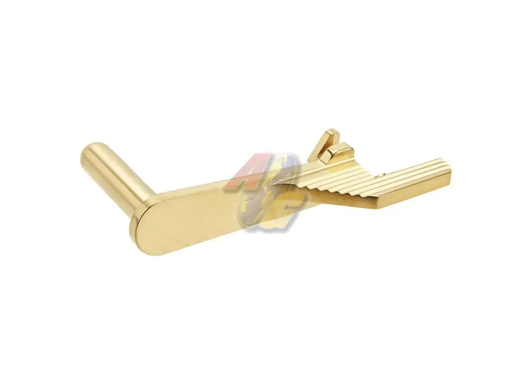 5KU Stainless Steel Extended Slide Stop for Tokyo Marui Hi-Capa Series GBB (Gold/ Type 2)