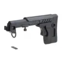 5KU PT-3 AK Telescopic Side Foldable Buttstock Stock for E&L AK AEG Series - Black