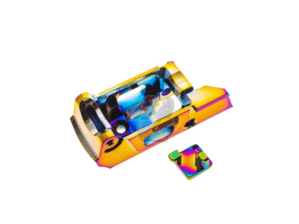 COWCOW Technology AAP-01 7075 Aluminum Enhanced Trigger Housing - Rainbow