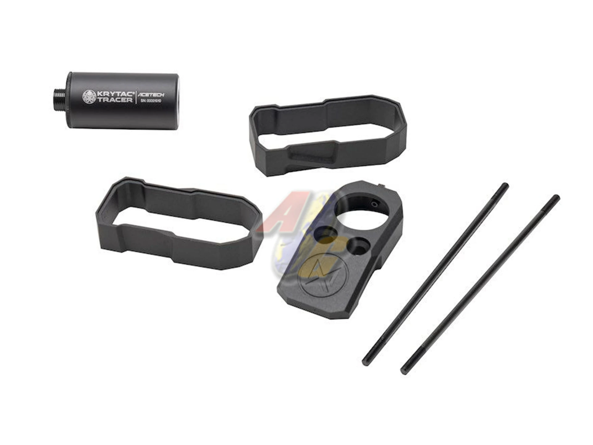 SilencerCo Airsoft MAXIM 9 Tracer and Extension Kit - by Krytac