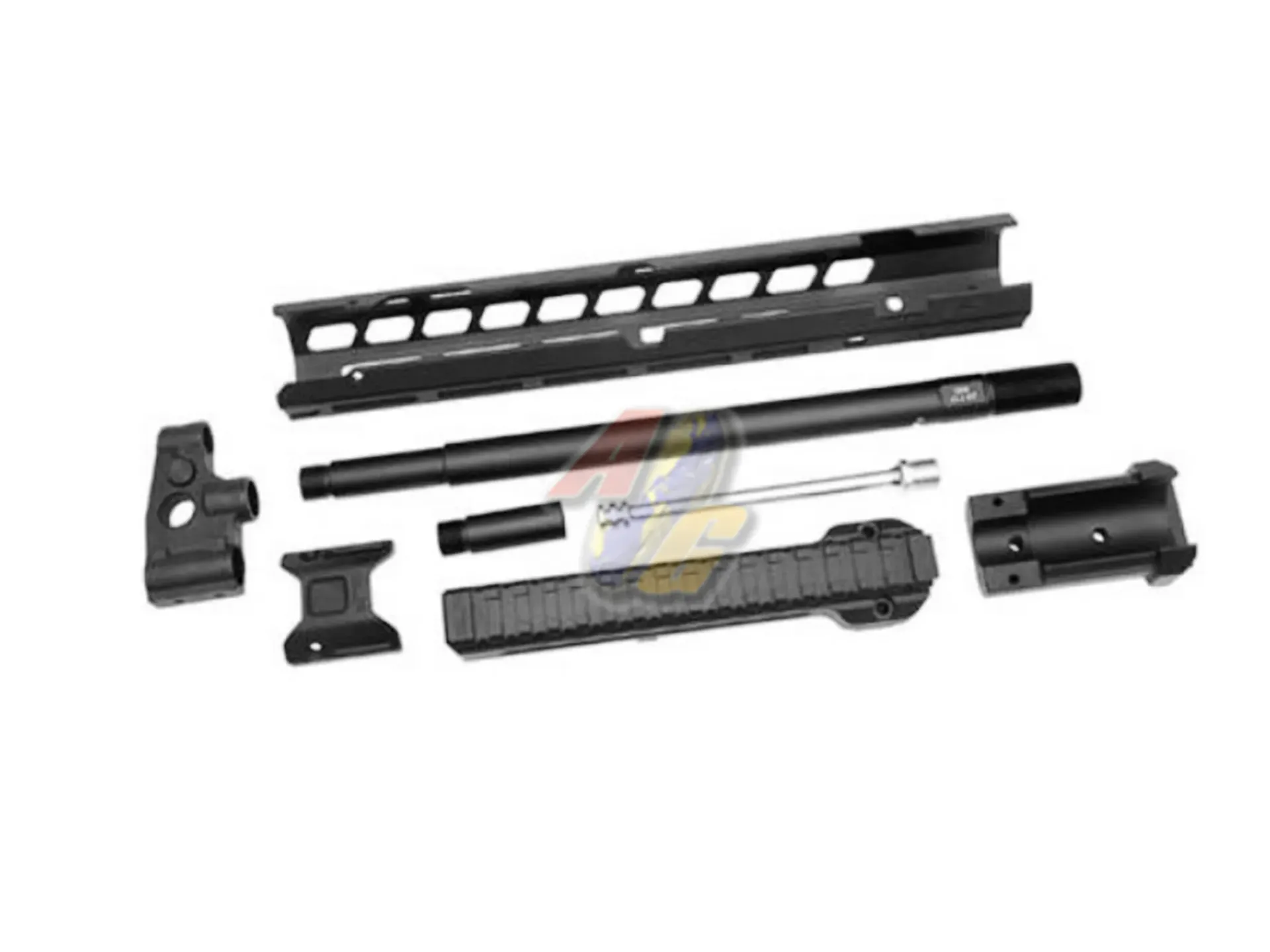 SLR Airsoftworks 11.2" Light M-Lok Extended Rail Conversion Kit Set for GHK AKM GBB (by DYTAC)