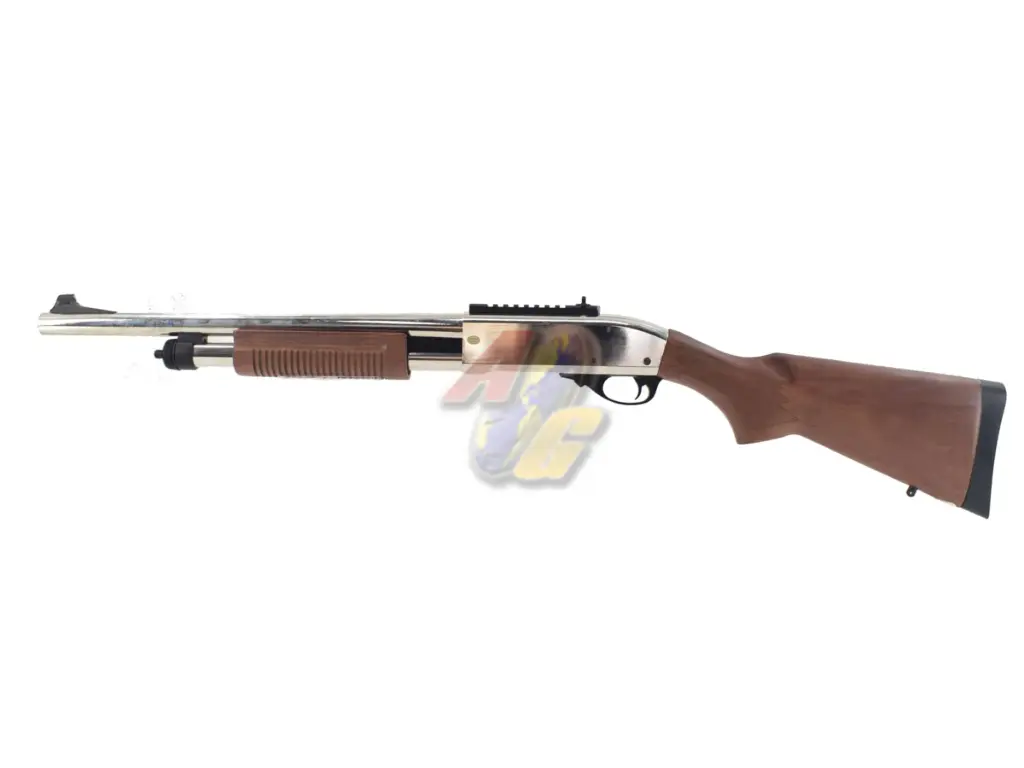 Golden Eagle M870 Tactical Gas Pump Action Shotgun - Silver