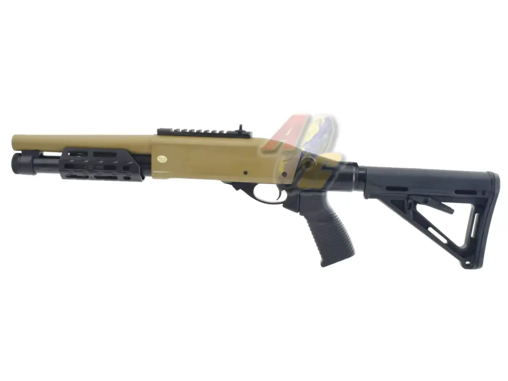 Golden Eagle M-Lok M870 Tactical Gas Shotgun - Tan
