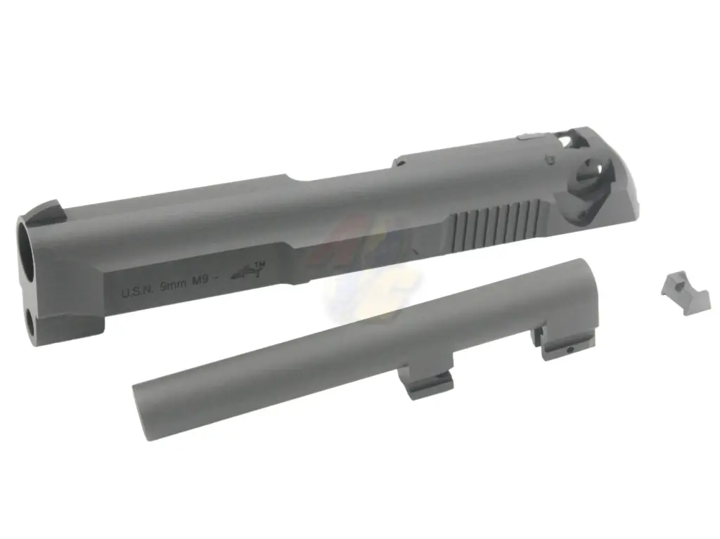 Mafioso Airsoft CNC Aluminum Phrobis Slide with Outer Barrel for KSC M9 Series GBB