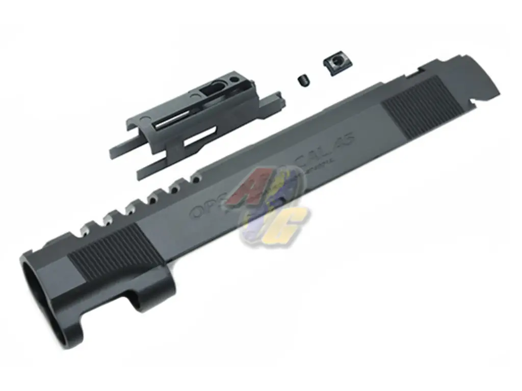 [GD-PSF-CAPA-66-O-BK-AG] Guarder Steel CNC Slide for Tokyo Marui Hi-Capa 5.1 Gold Match GBB (OPS/ Black)