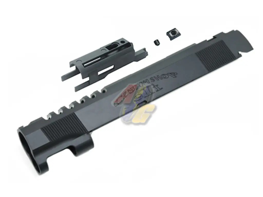 Guarder Steel CNC Slide for Tokyo Marui Hi-Capa 5.1 Gold Match GBB Series - STI Custom (Black)