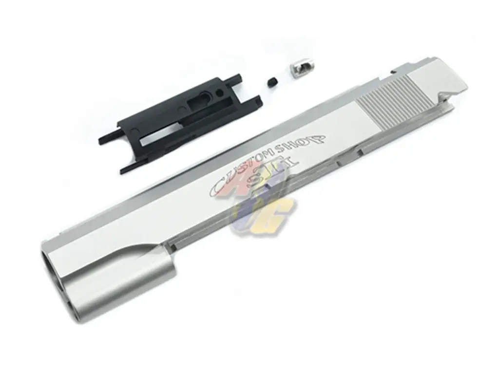 Guarder Steel CNC Slide for Tokyo Marui Hi-Capa 5.1 GBB Series GBB - STI Custom (Silver)