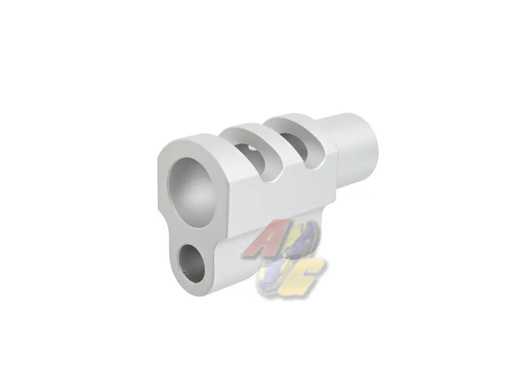 5KU M1911 Aluminum Compensator Type.4 for Tokyo Marui M1911 Series GBB (Silver)